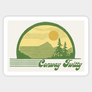 Conway Twitty / Retro Style Country Fan Design Sticker